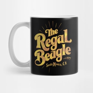 Distressed The Regal Beagle Santa Monica, Ca Mug